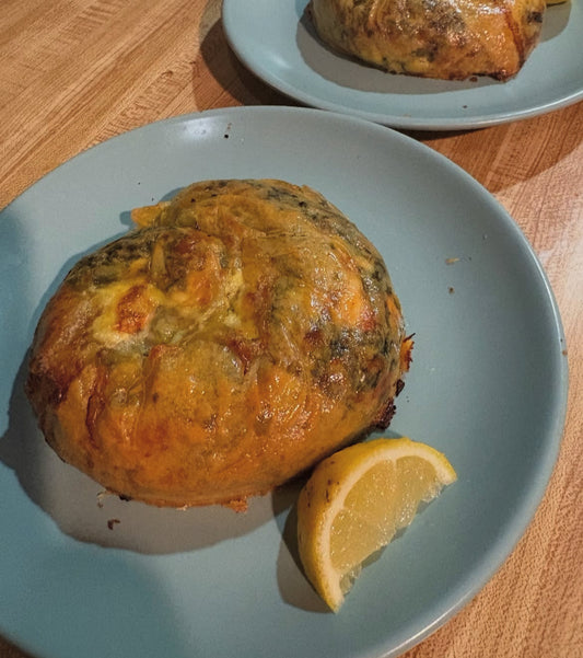 Spinach Feta Hand Pies (loosely based on Spanakopita)